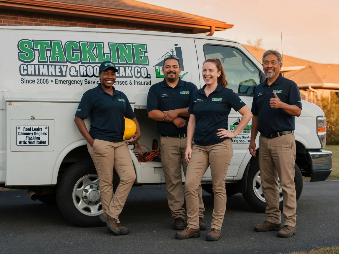 Chimney flashing repair company in Clarksville, TX